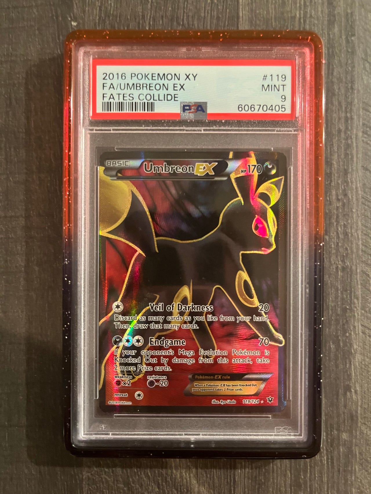 Pokemon-kort Umbreon EX Fates Collide 2016 PSA 9 | FINN-torget