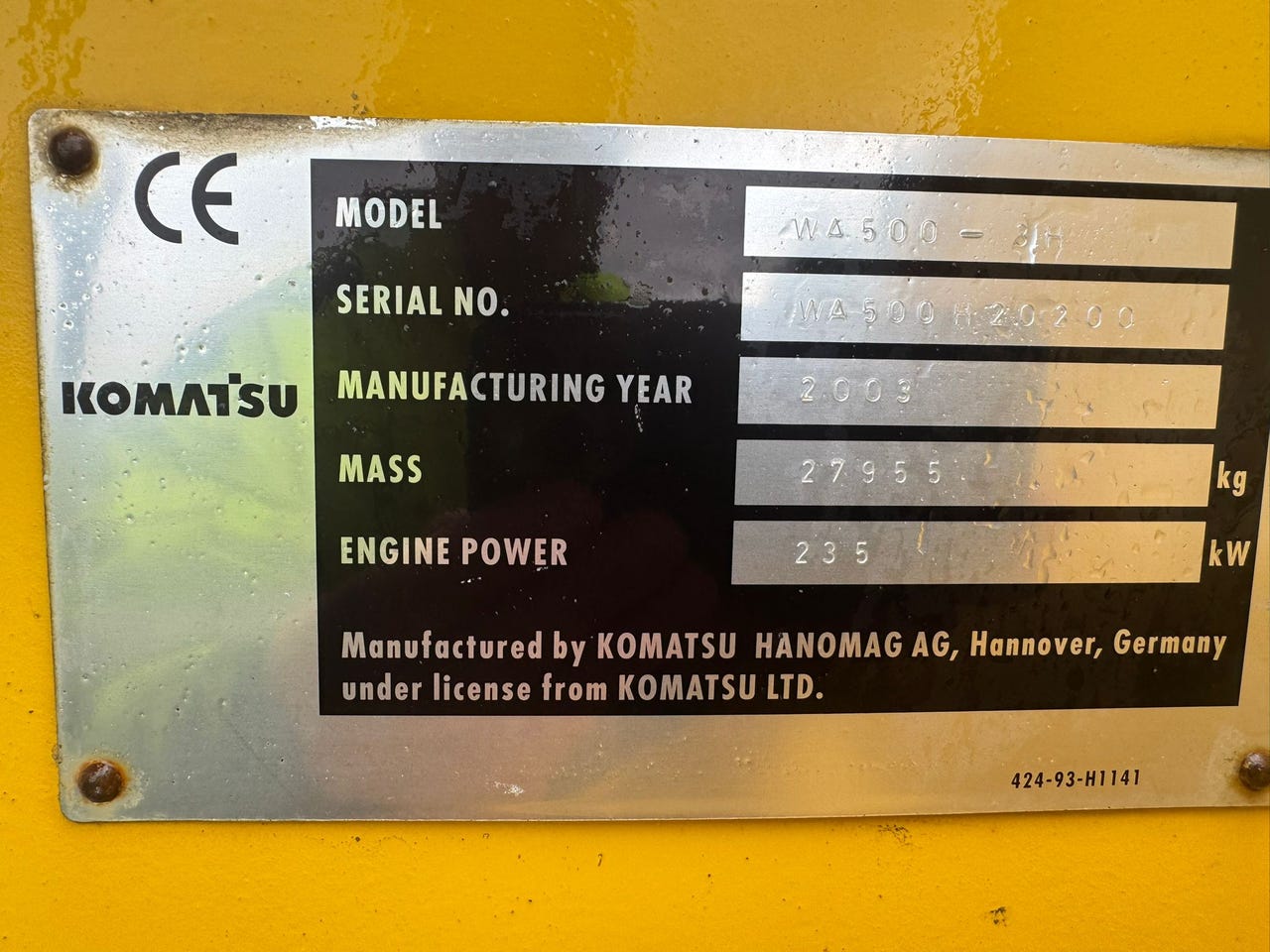 Komatsu WA500-3 – bilde 8