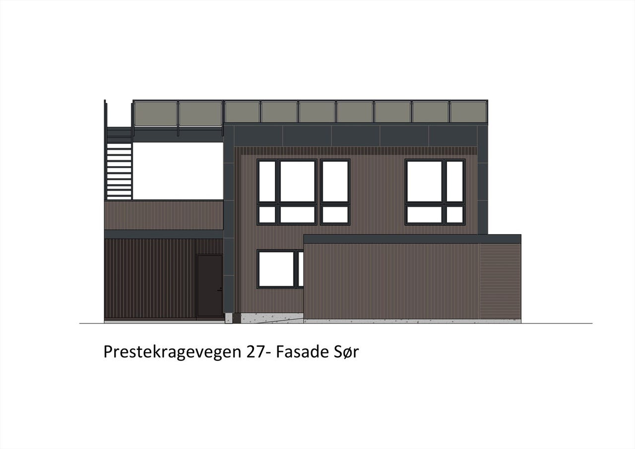 Fasade sør