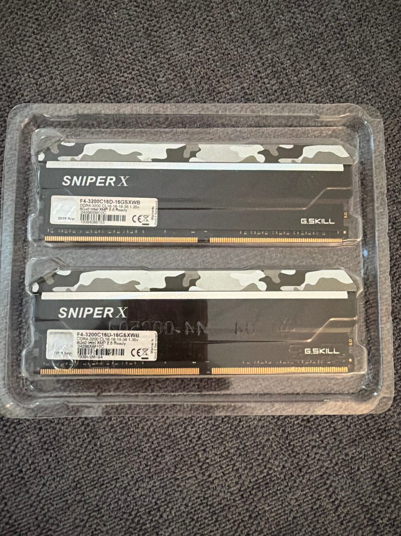 G.Skill Sniper X RAM DDR4 2 x 8GB, 3200MHz CL16 | FINN-torget