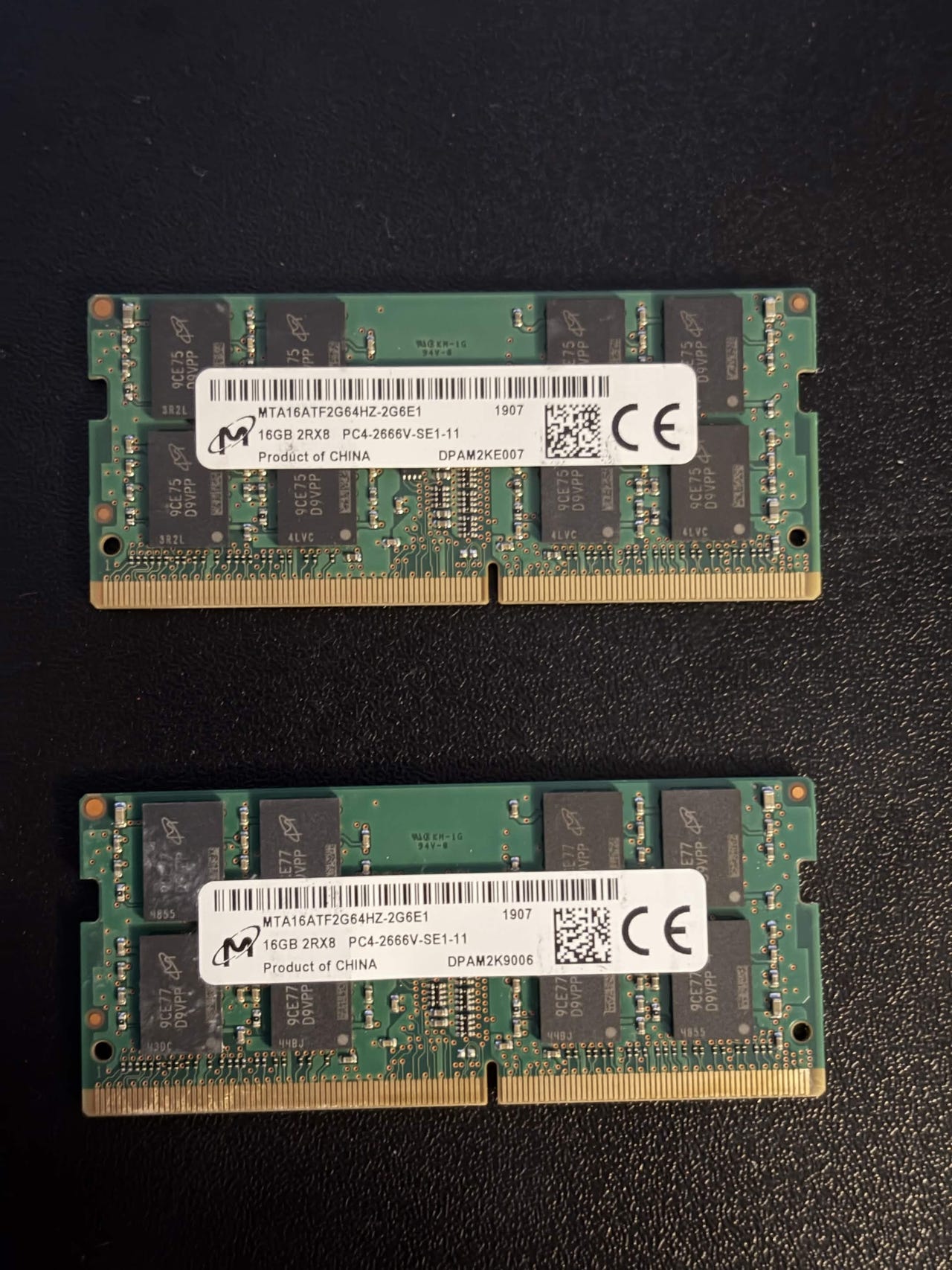 Micron 2x 16GB SODIMM DDR4 2666MHz (32GB Laptop!) | FINN-torget
