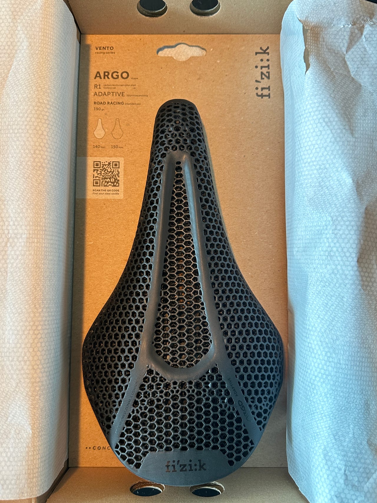 Fizik Vento Argo R1 Adaptive 140mm | FINN-torget