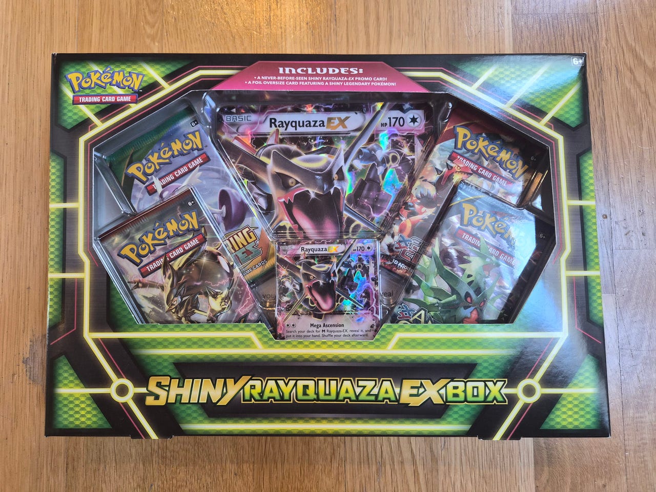 pokemon tcg shiny rayquaza-ex box card game Pokmon Toys EX or online play Pokemon Shiny Rayquaza EX Box