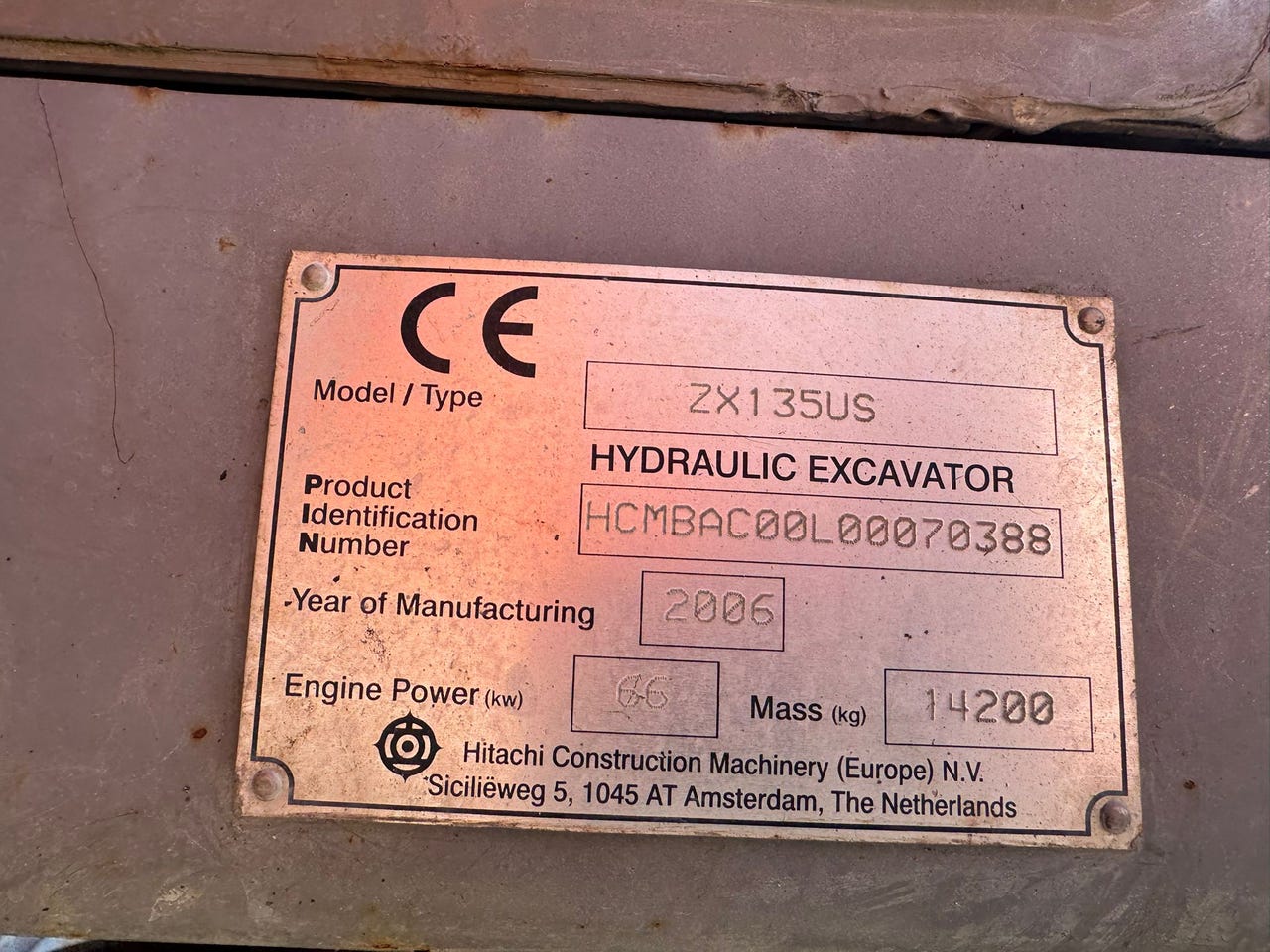 Hitachi ZX135US – bilde 17
