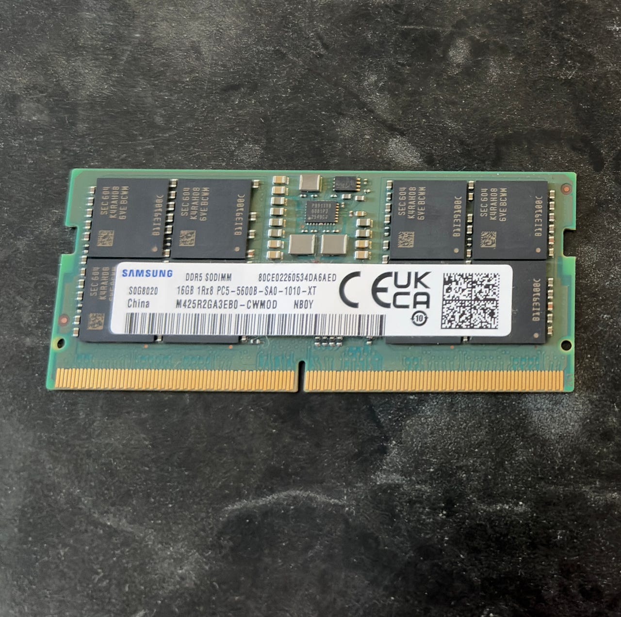新品同等 SAMSUNG 16GBx2 DDR5 PC-5600B SODIMM Samsung ddr5 5600 16gb sodimm laptop ram | FINN-torget