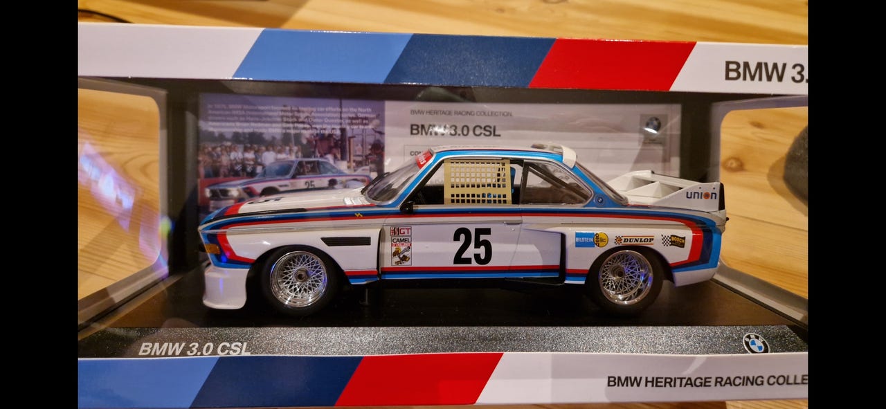 No.47 MINICHAMPS製 1/18  3.0 CSL 1973 1:18 BMW 3.0 CSL Heritage Racing Year 1973-1975 Minichamps | FINN