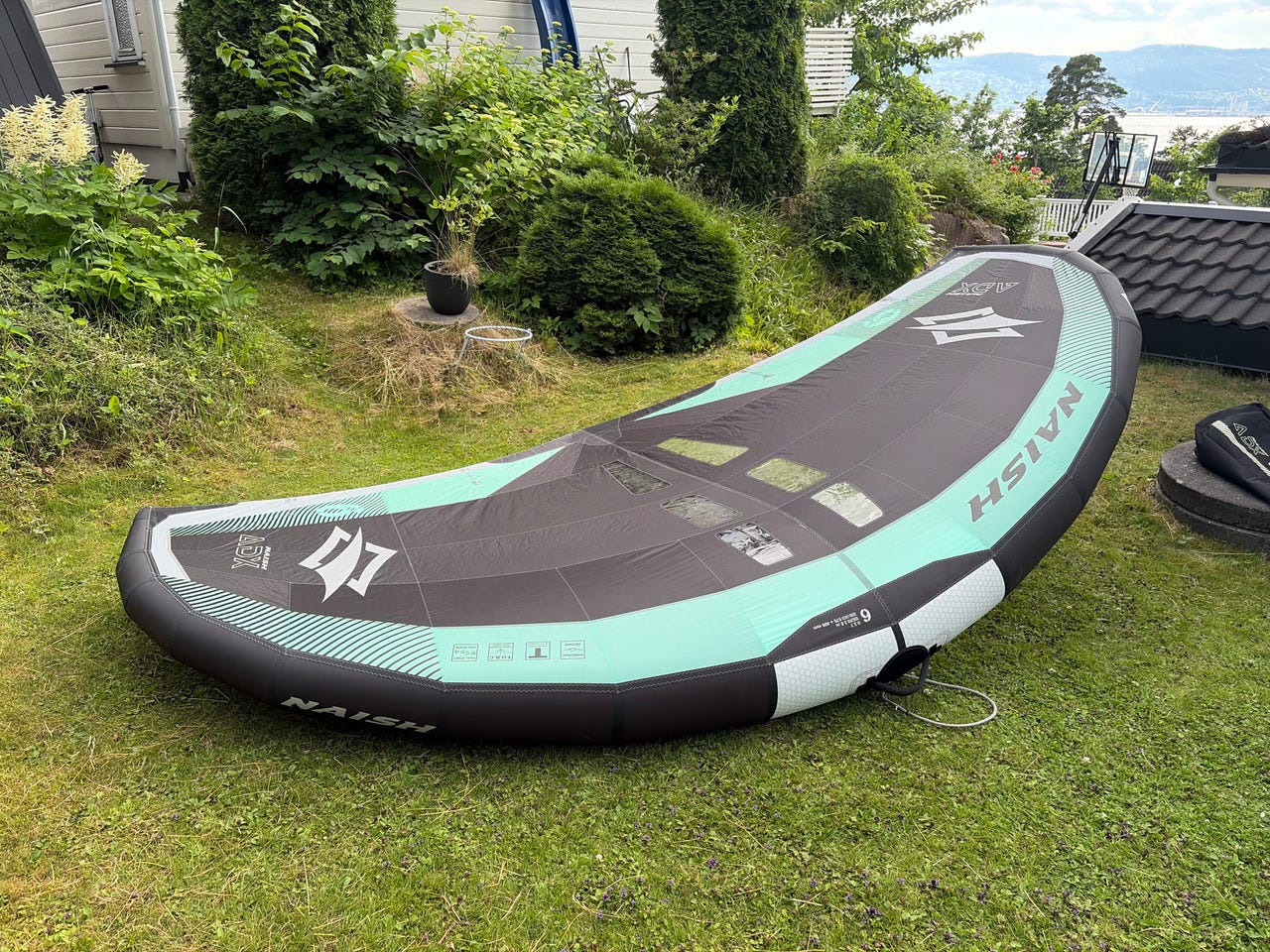 Naish ADX 6 m wingfoil vinge turkis/svart | FINN-torget