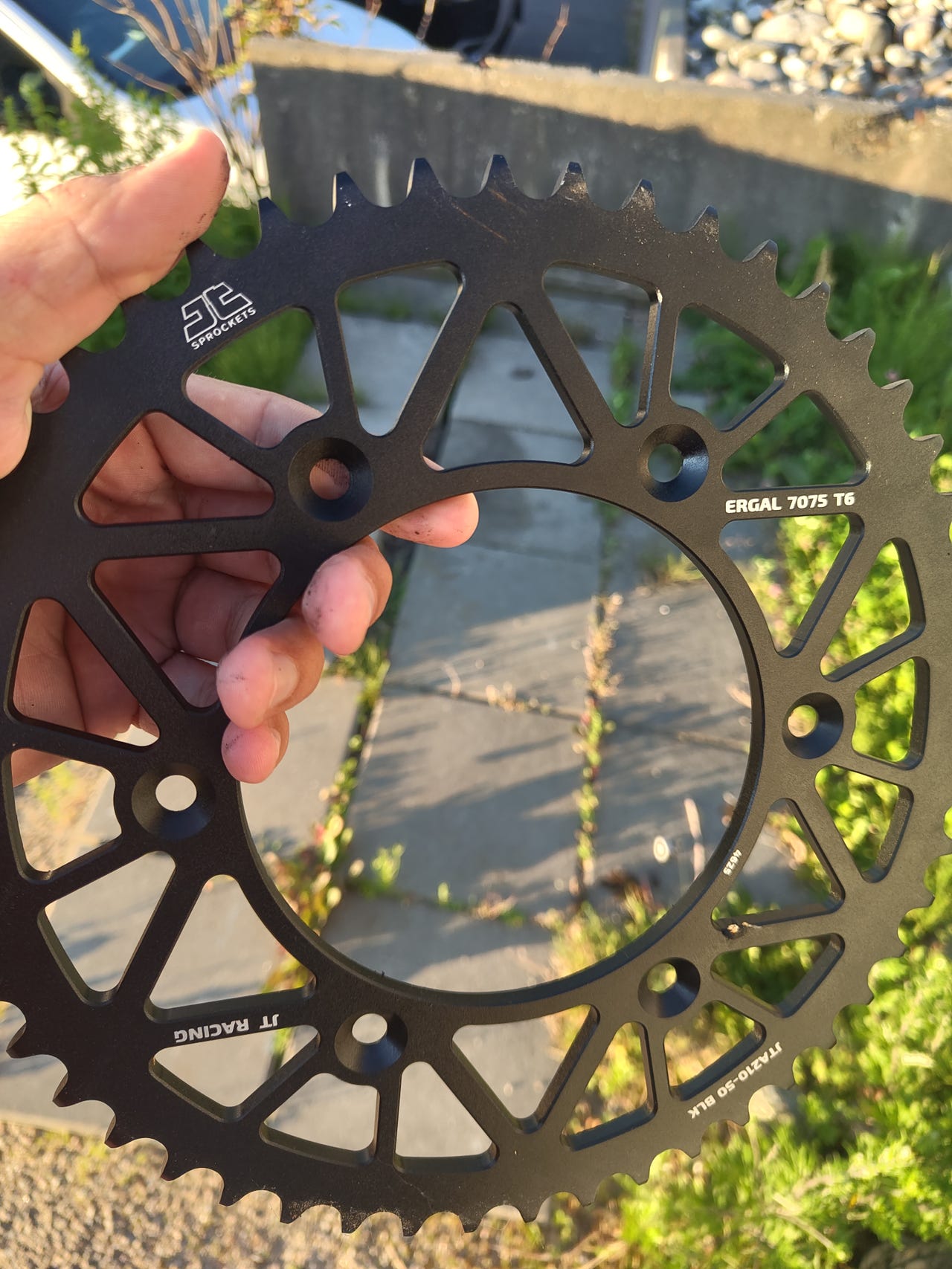 JTA210-50 BLK JT Sprockets bakdrev 50T svart Ergal 7075 T6 | FINN
