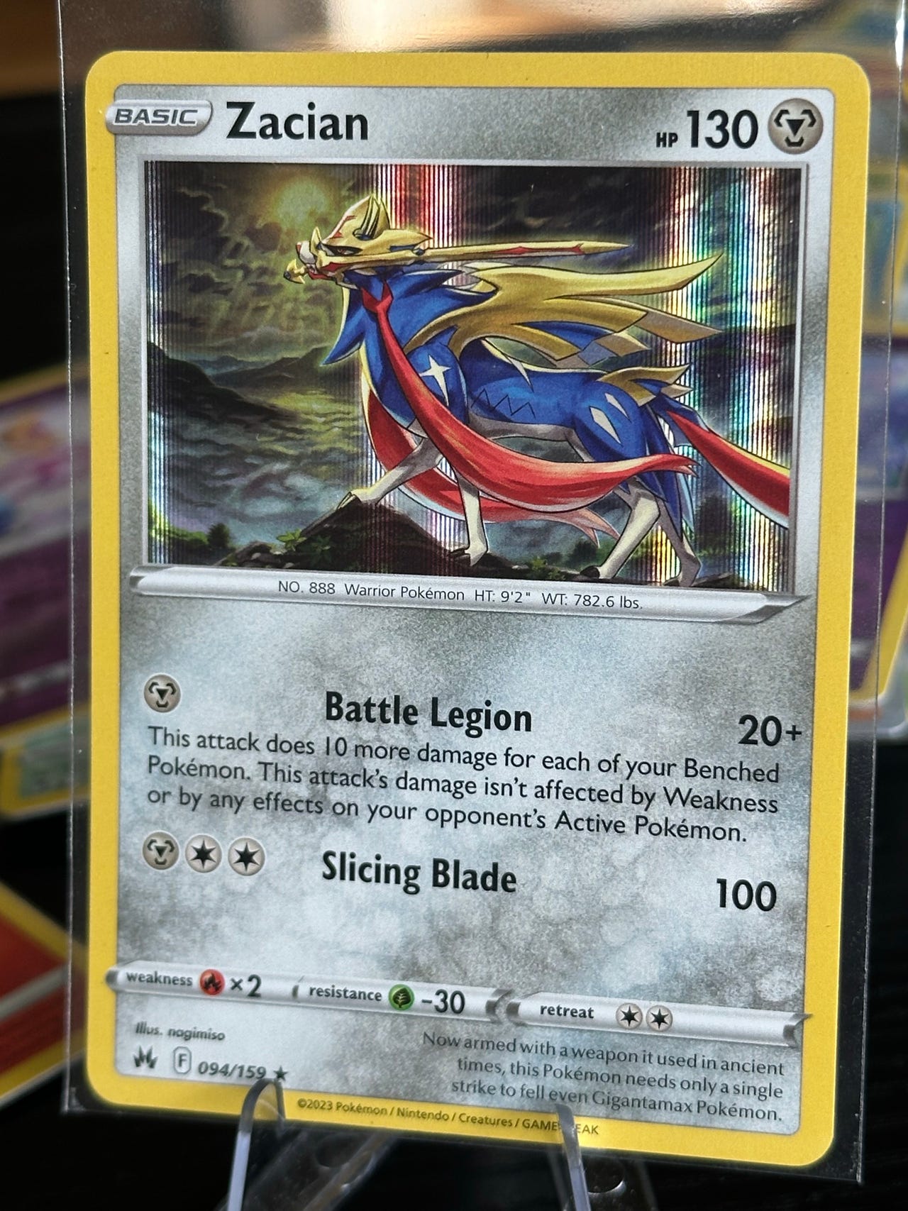 Zacian Holo 094/159 – Crown Zenith | FINN-torget