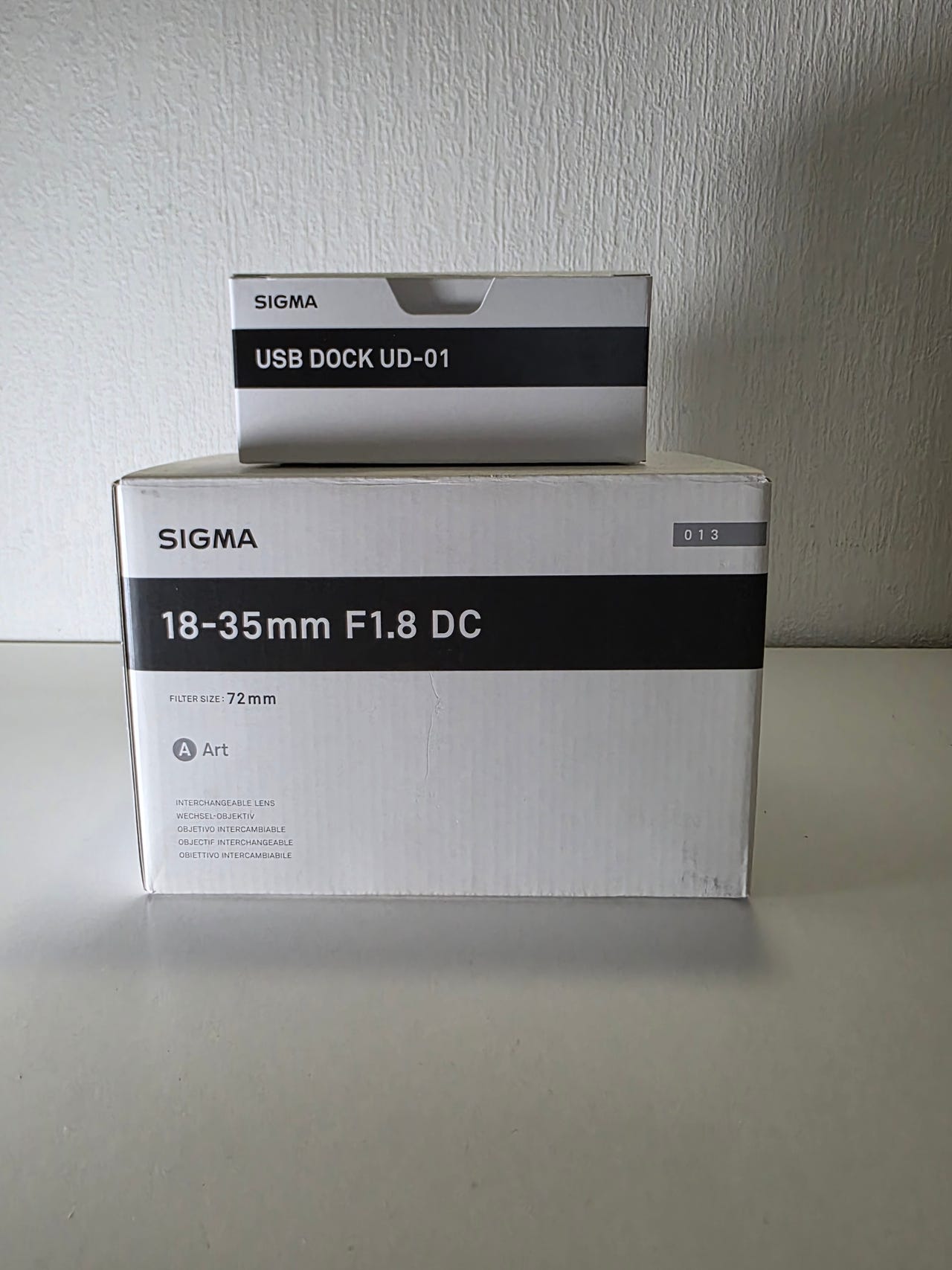 Sigma 18-35 f1.8 DC Nikon F DX og Sigma USB Dock Nikon F Mount