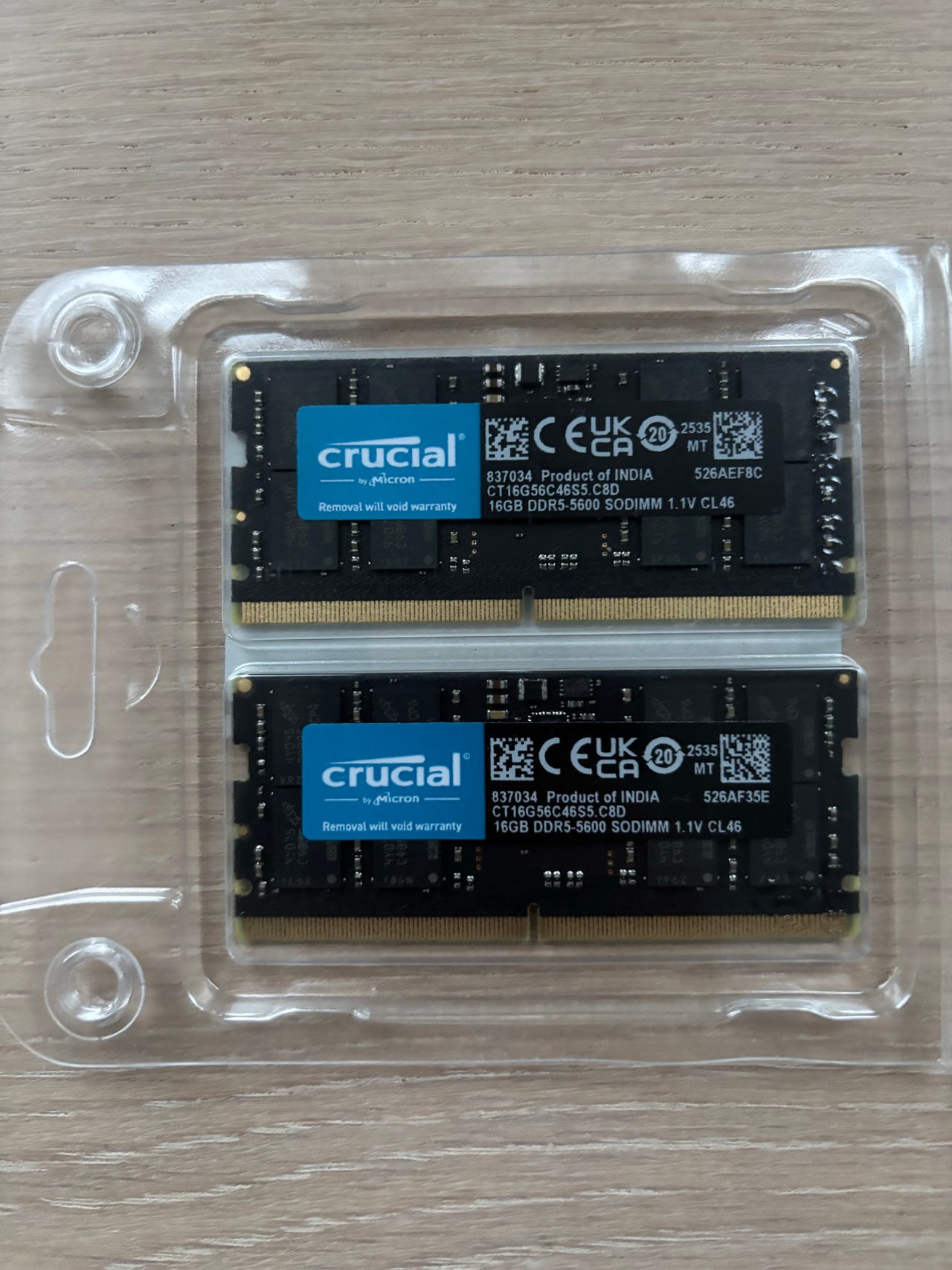 Crucial DDR5-5600 SODIMM RAM 32GB kit (2x16GB) | FINN-torget