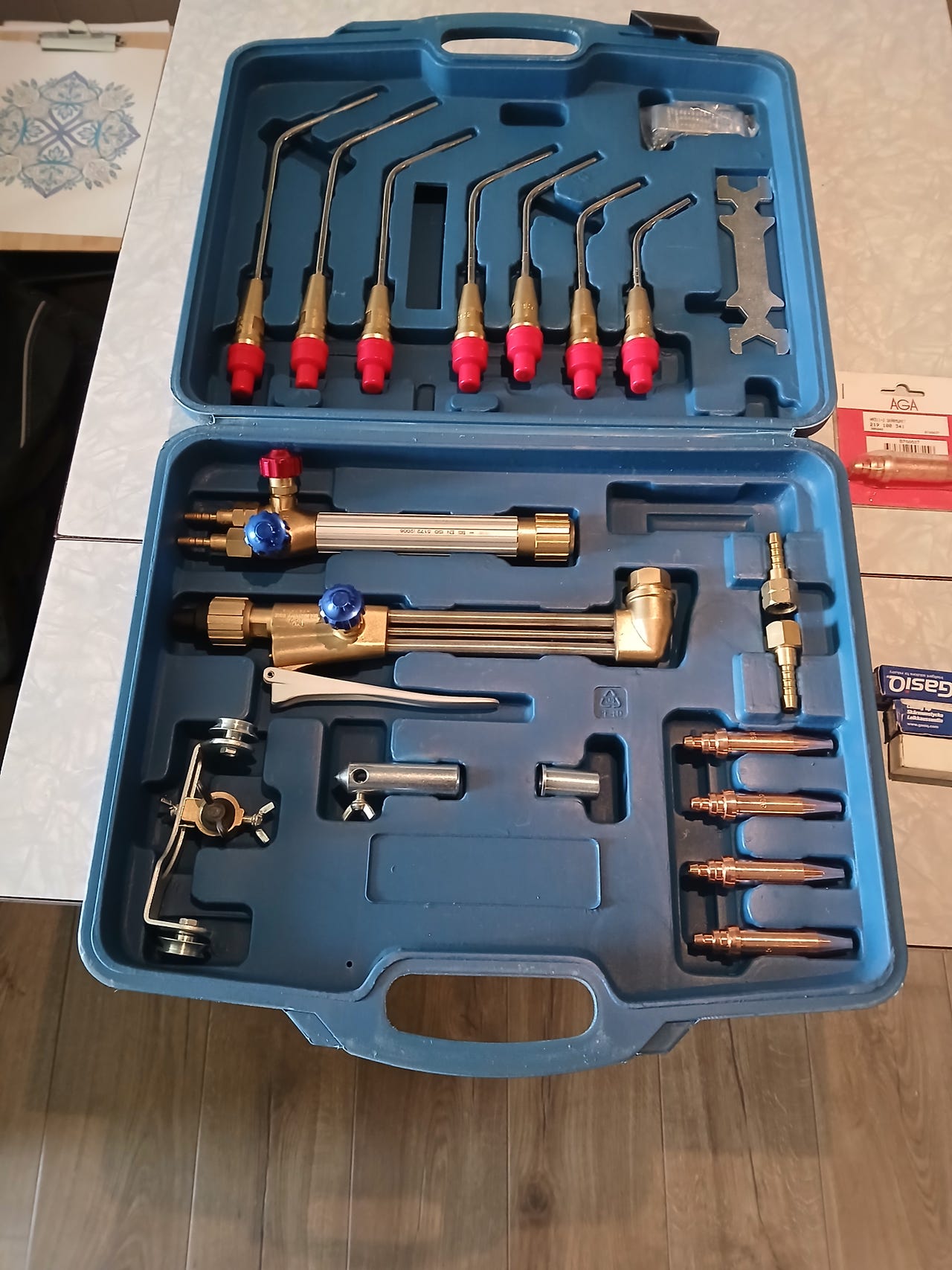 AGA X21 style Gasico skjære- og loddeutstyr i koffert | FINN-torget