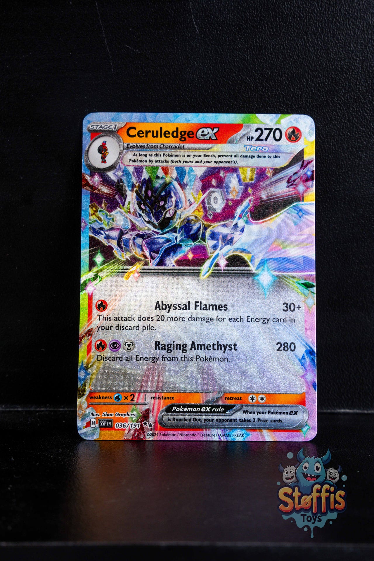036 191 pokemon card Ceruledge ex SSPen 036/191 Double Rare – PokeChalet Ceruledge ex 036/191 Sv08: Surging
