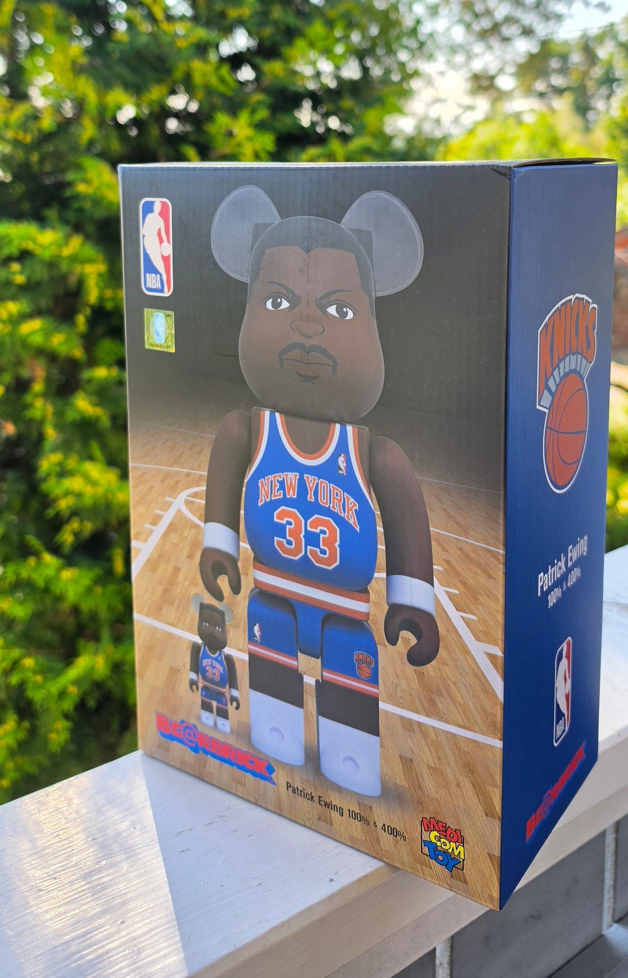 Bearbrick Patrick Ewing (New York Knicks) 100 % & 400 % – Ny og