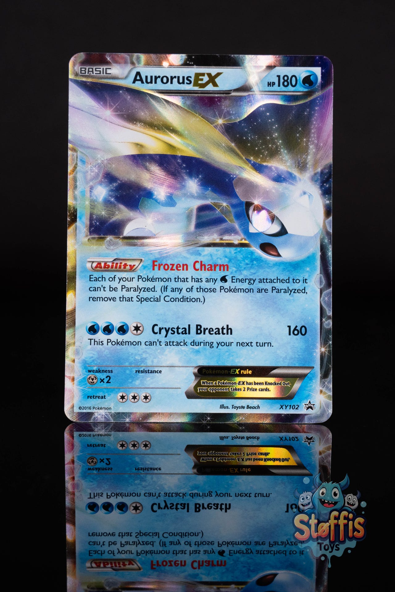 aurorus ex pokemon card value - (XY102) - XY Black Star Promos Stage 1 Pokemon Most Expensive Aurorus Pokmon Cards