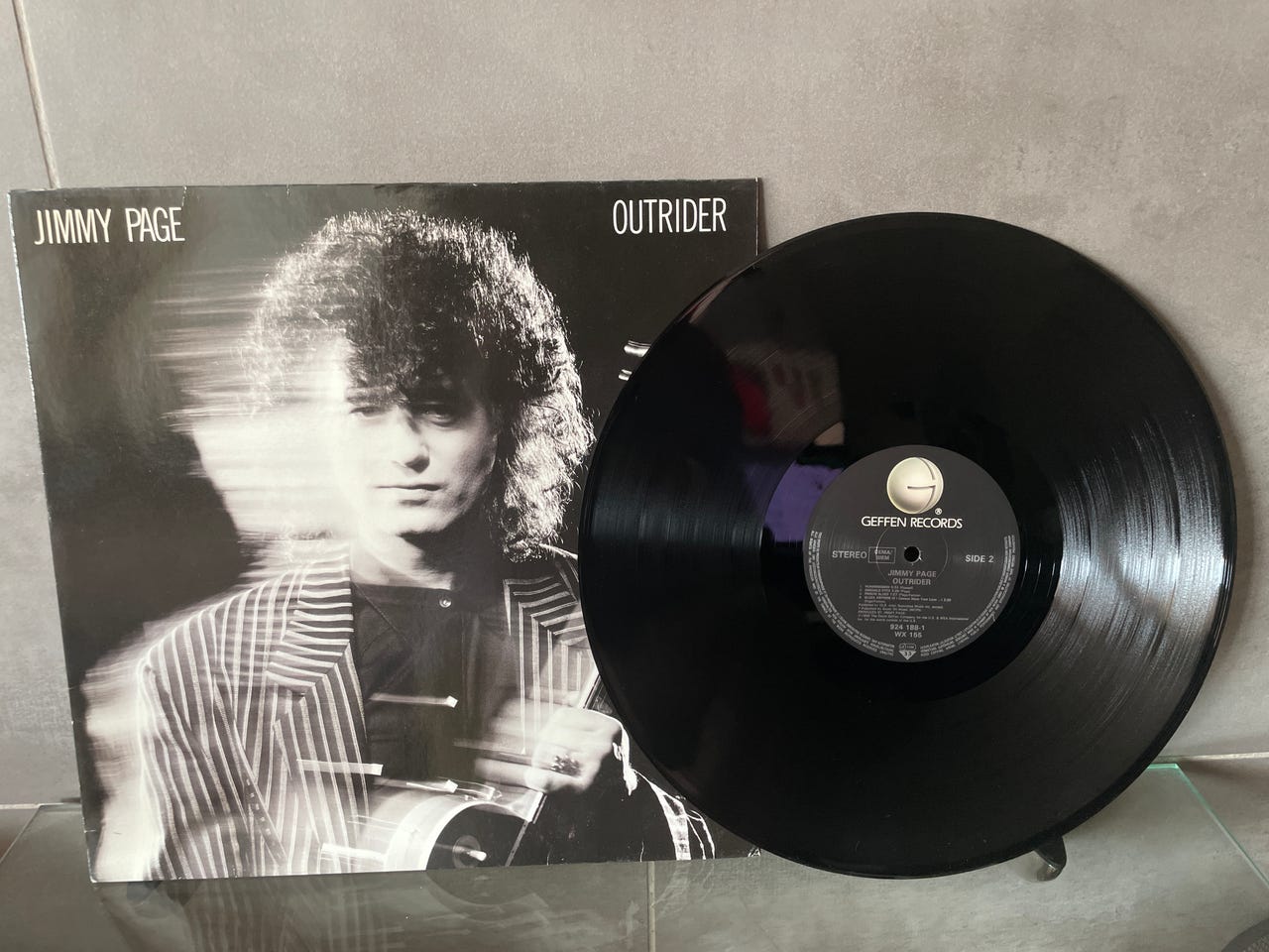 Jimmy Page – Outrider (1988) | Original EU/Tysk LP med innercover