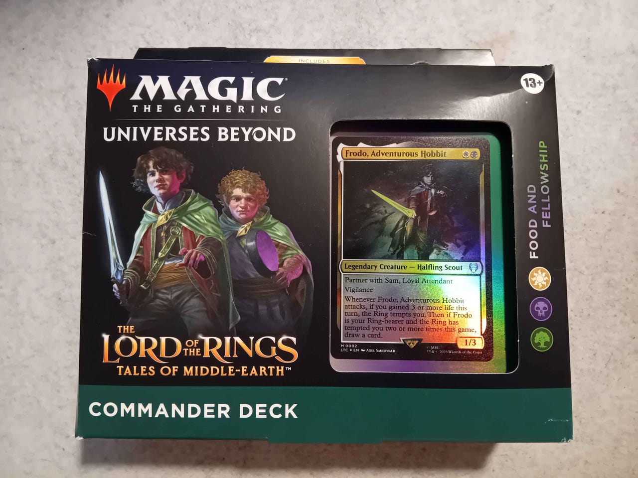 mtg lotr commander deck food and fellowship Magic: The Gathering  Tales of MiddleEarth Vesel drak | MTG LotR