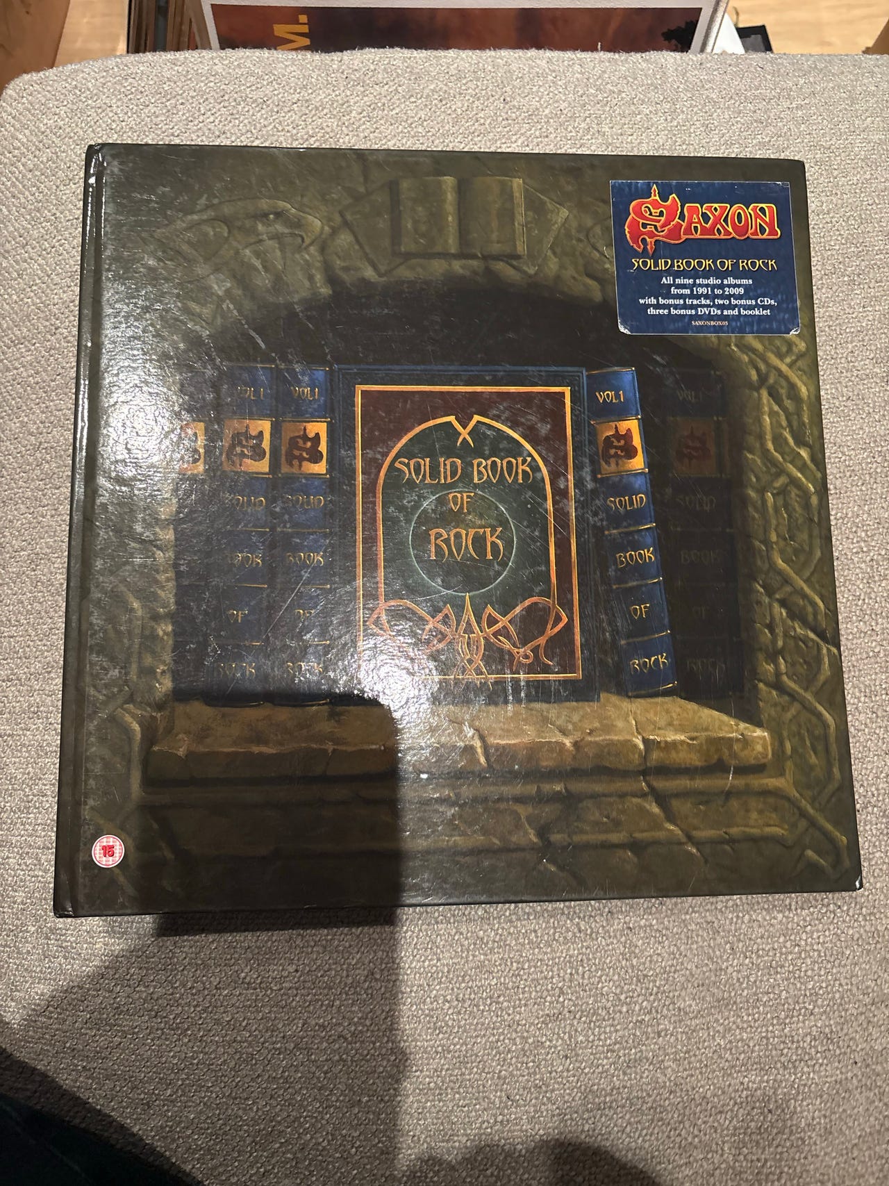 Saxon - Solid Book of Rock CD Box set | FINN-torget