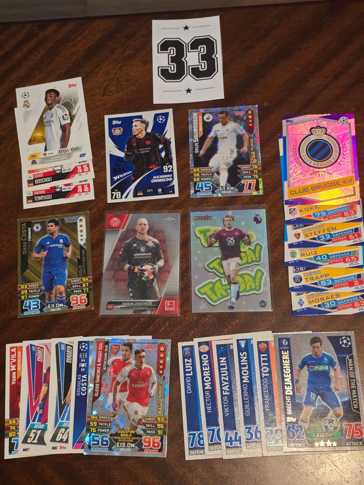Topps Fotballkort pakke 33