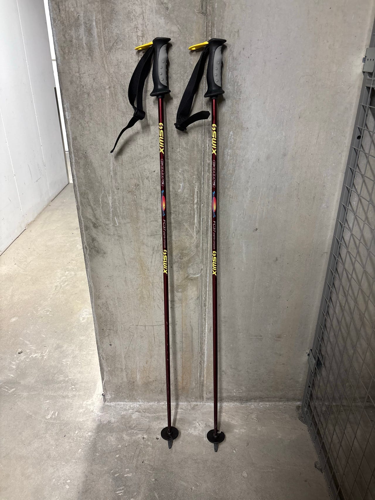Swix skistaver røde