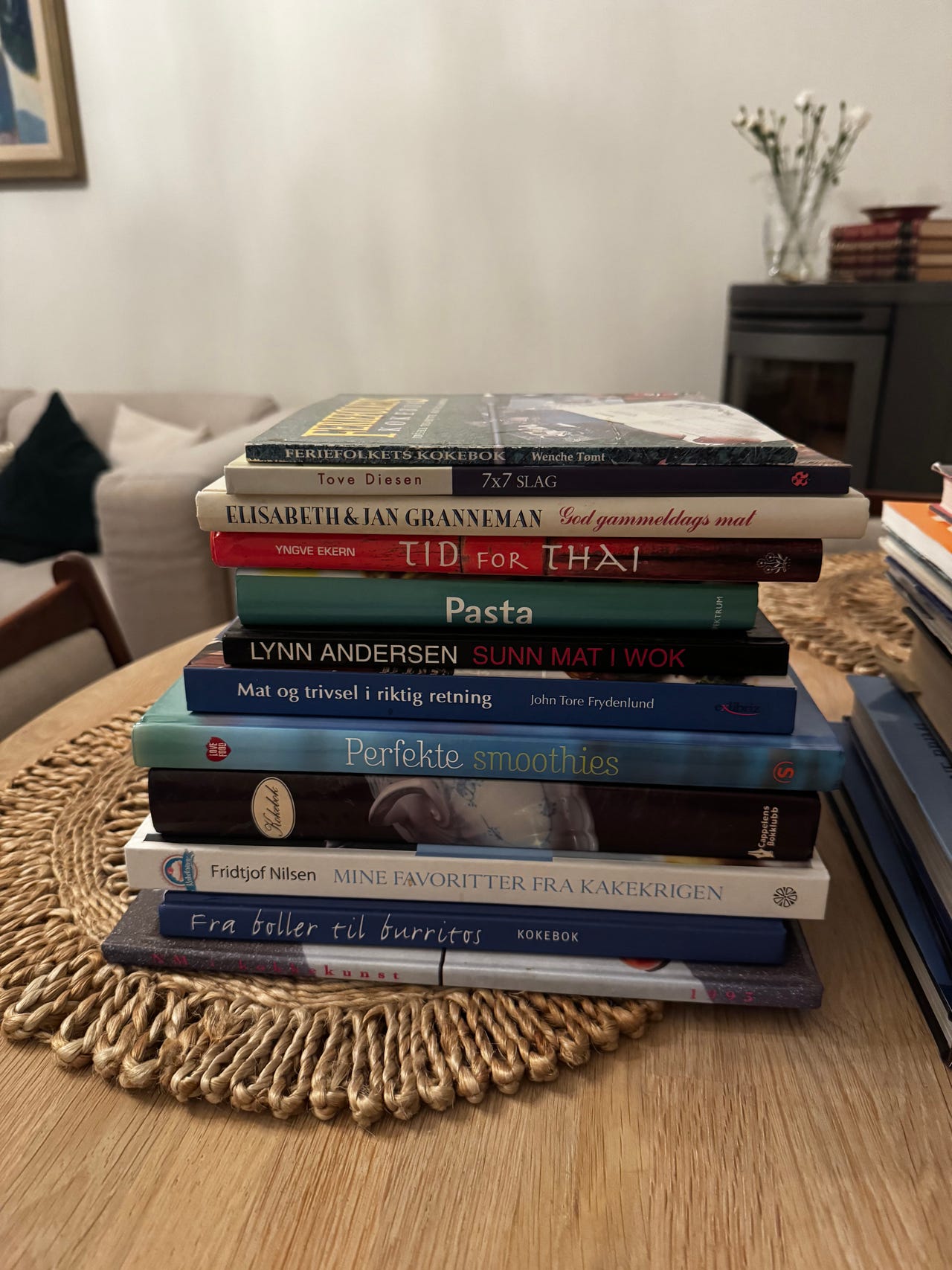 Kokebøker, hobbybøker, skjønnlitteratur og faktabøker