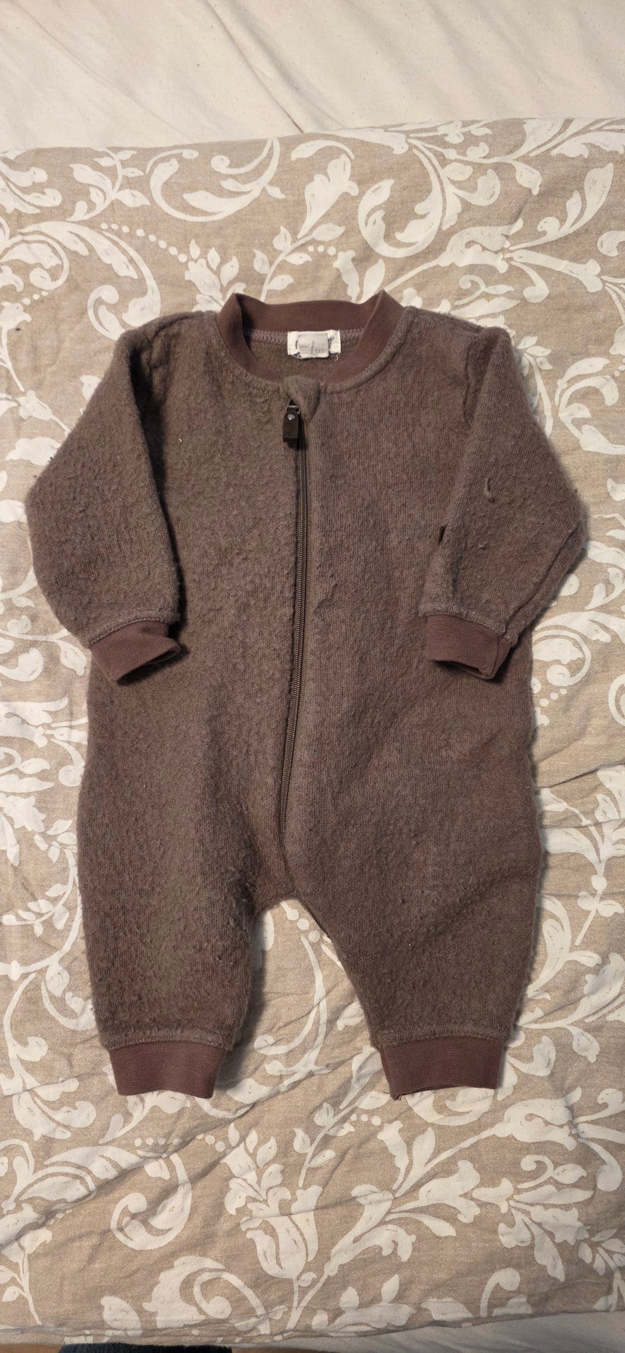 Ulldress til baby str 50-56