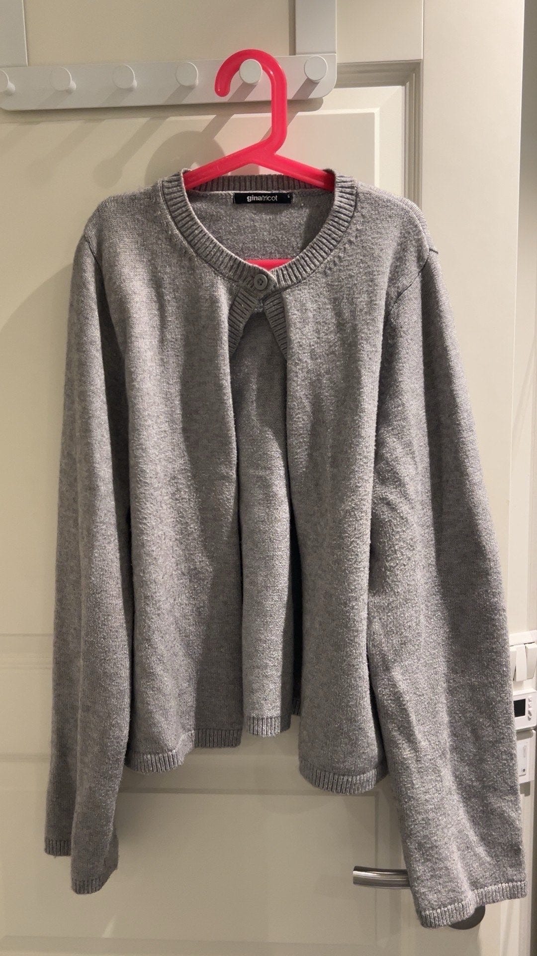 Gina Tricot cardigan L grå dame