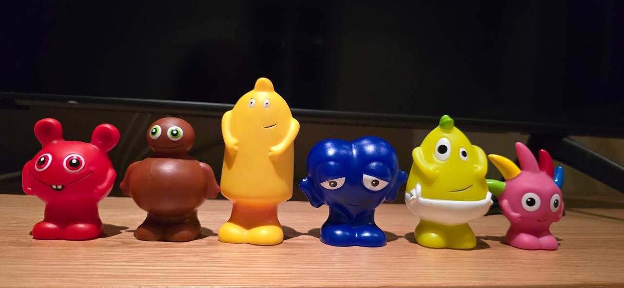 Babblarna plast figurer
