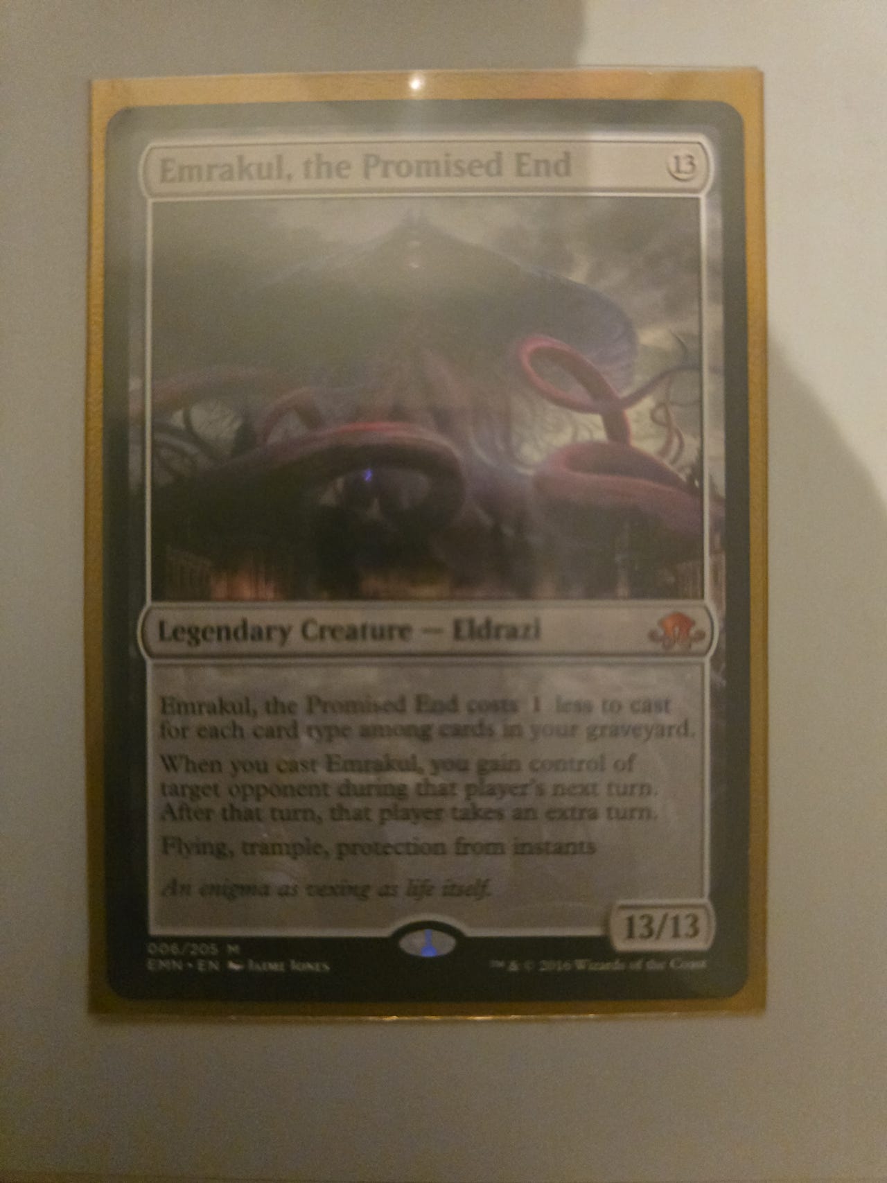 Magic the Gathering Emrakul, the Promised End kort