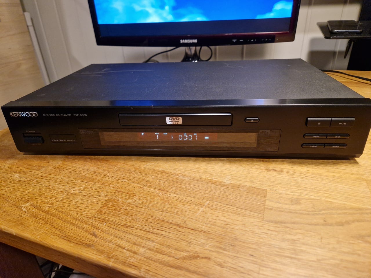 DVD VCD CD SPILLER KENWOOD DVF-3060