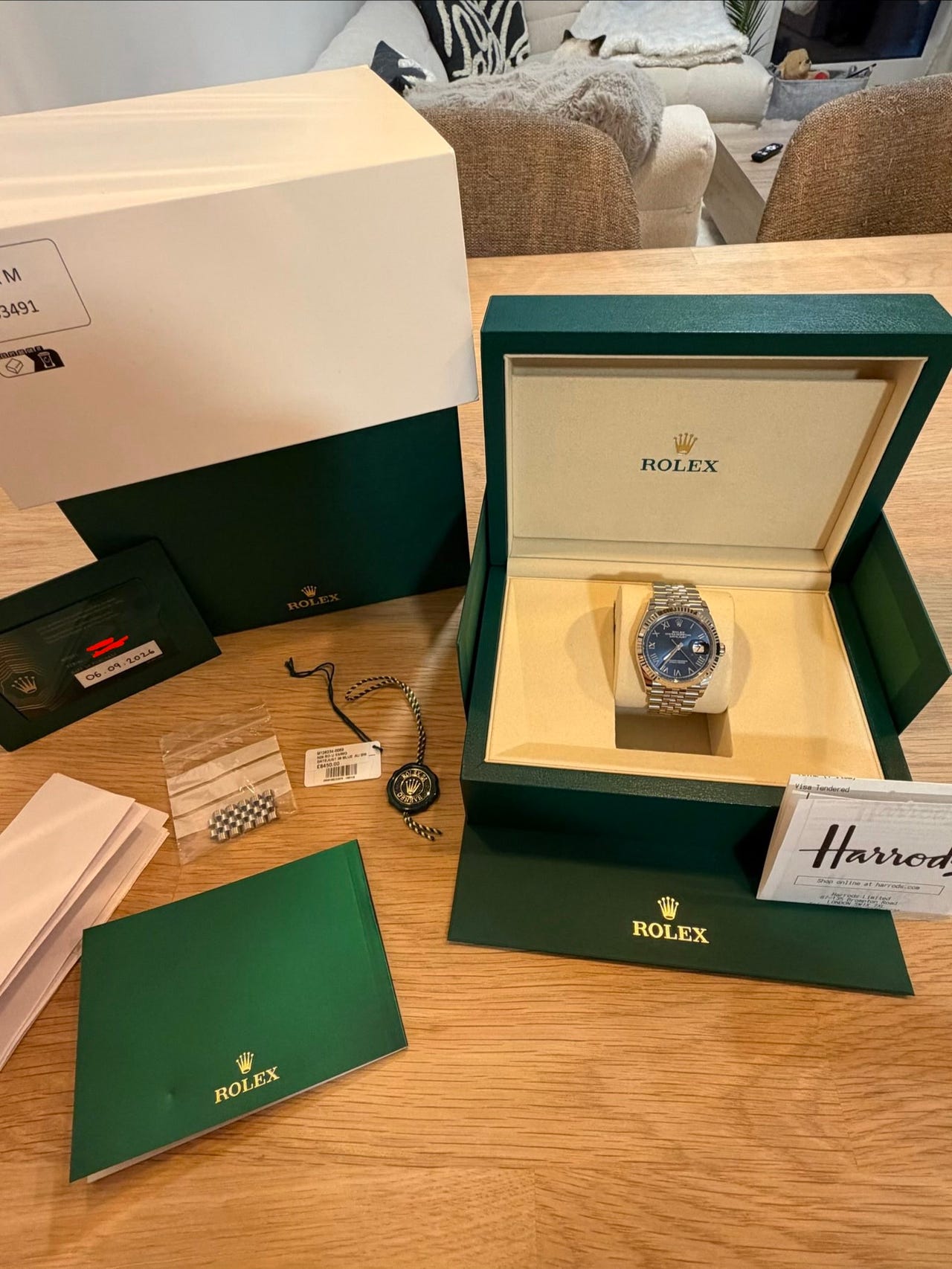 Rolex Datejust 36 Ref. 126234-0069 – Bright Blue – Jubilee – 2026