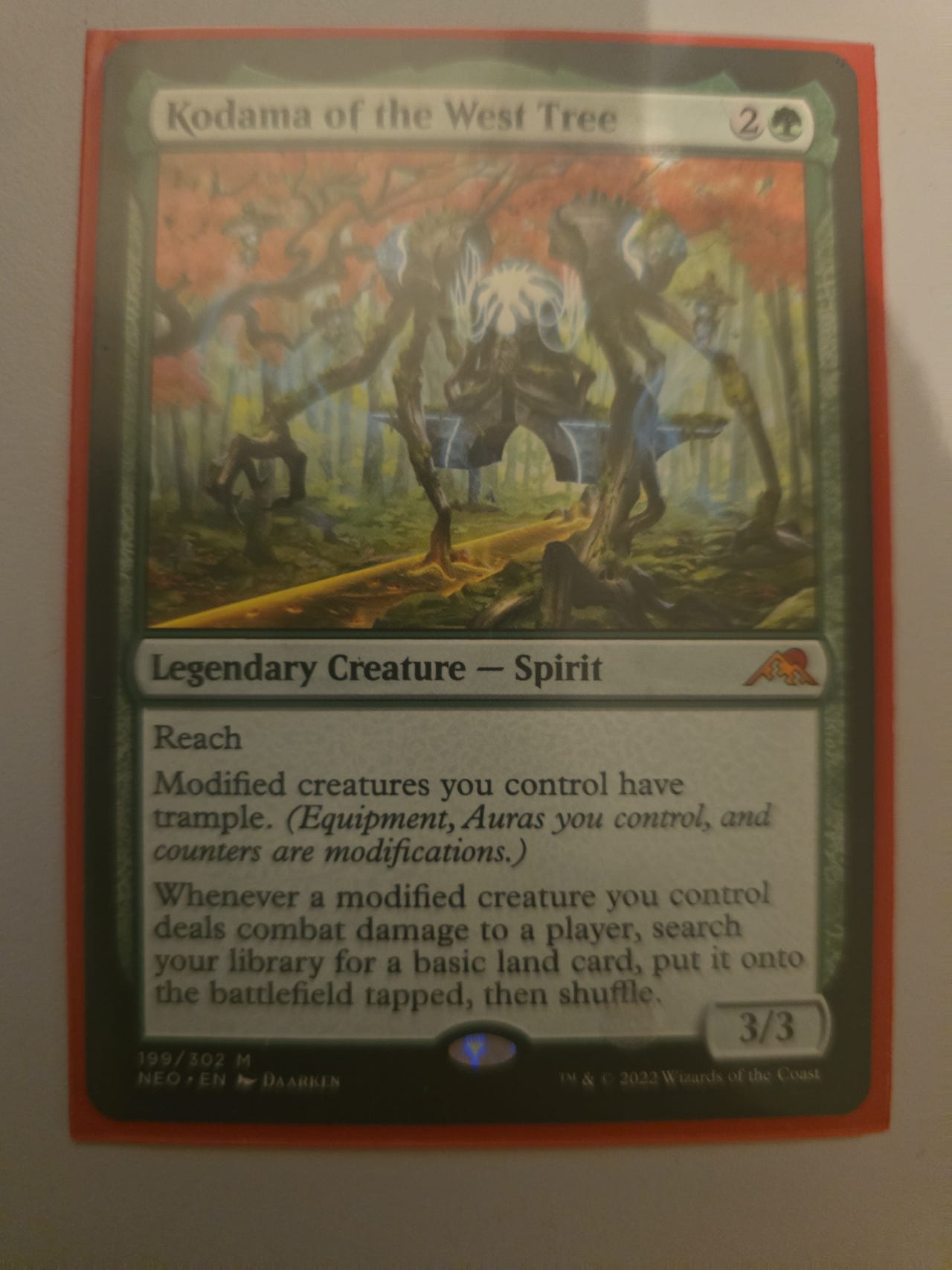 Magic the Gathering kort – Kodama of the West Tree