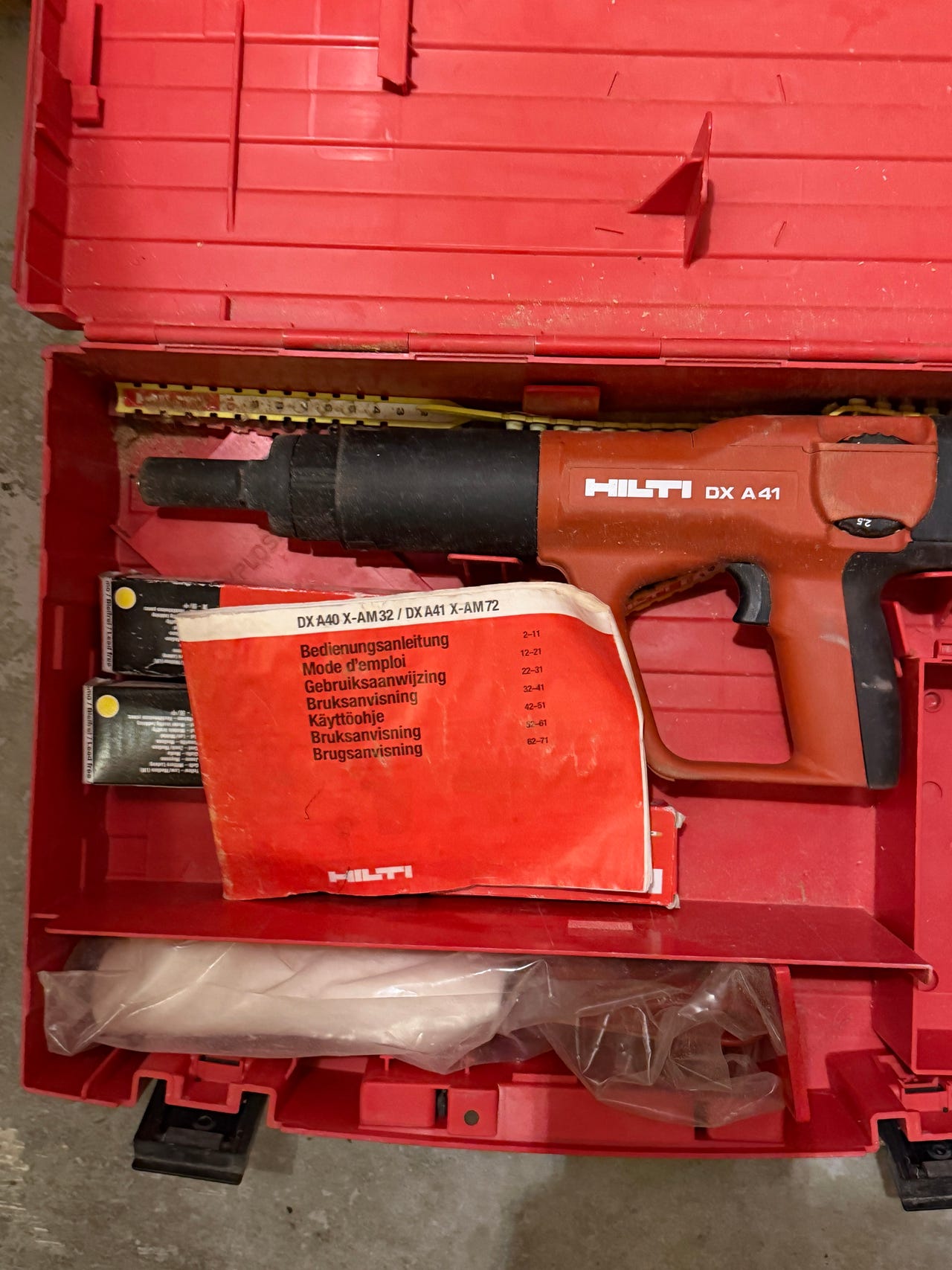Hilti DX A41 boltepistol med koffert