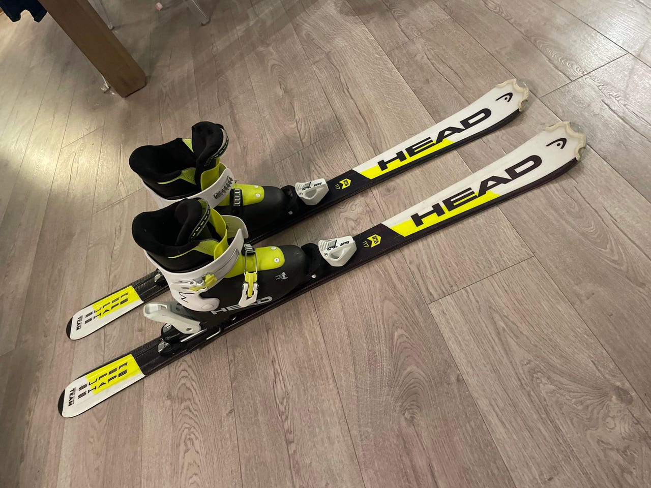 Head Team barneski 117 cm med bindinger