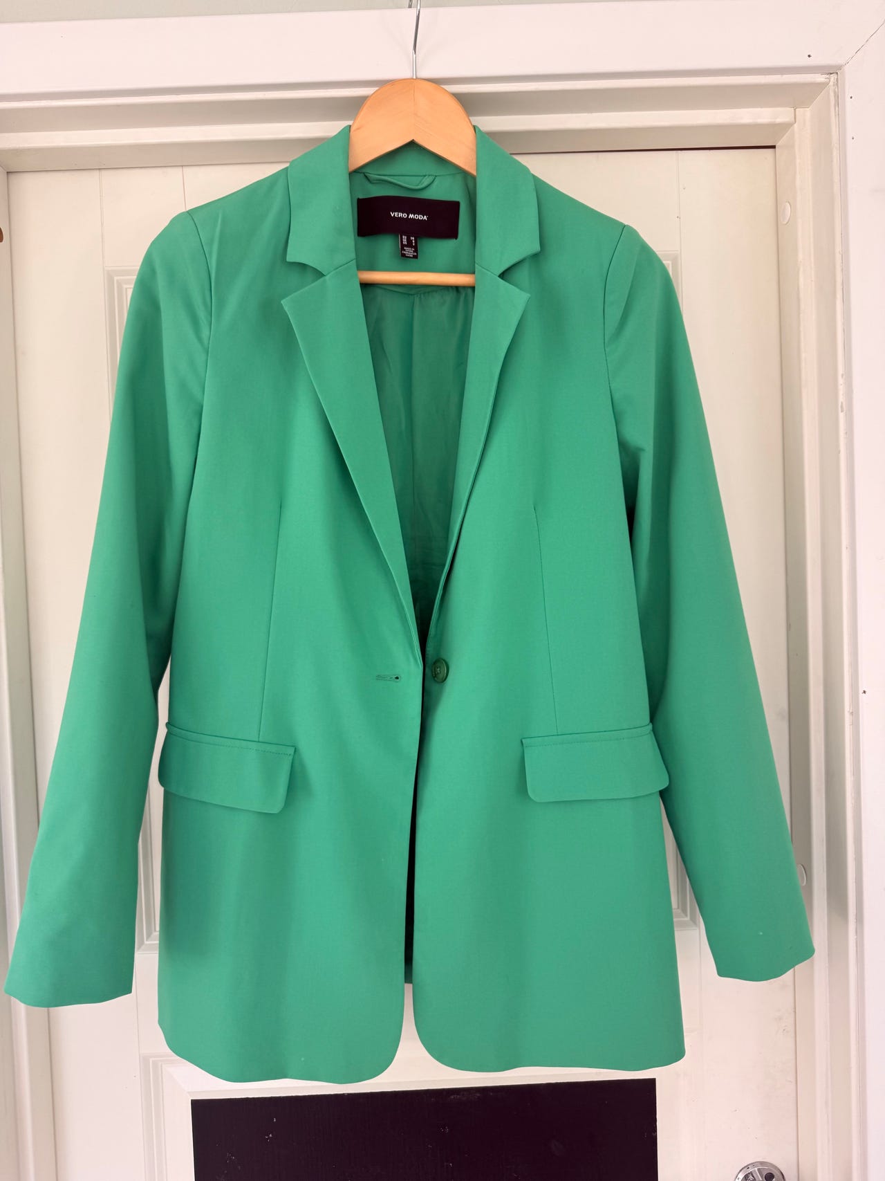 Vero Moda blazer jakke dame str 34 grønn