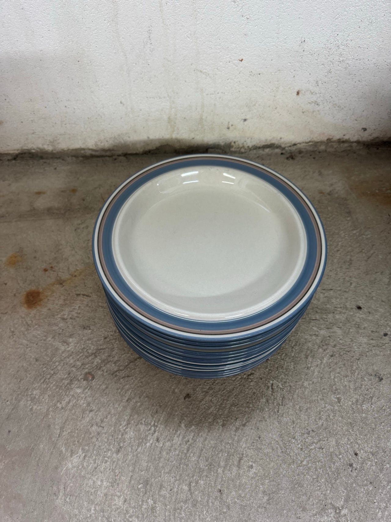 12 stk Arabia Uhtua middagstallerkener 25 cm – Inkeri Leivo – Finland