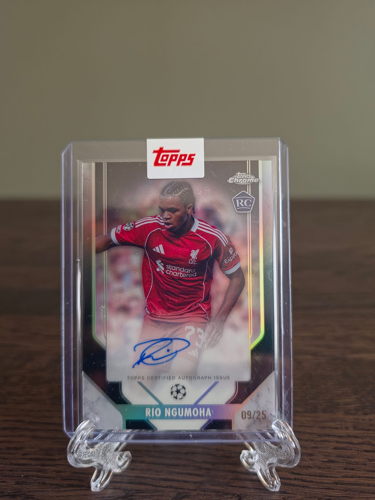 RIO NGUMOHA SUPERIOR SIGNATURES ON CARD AUTO
