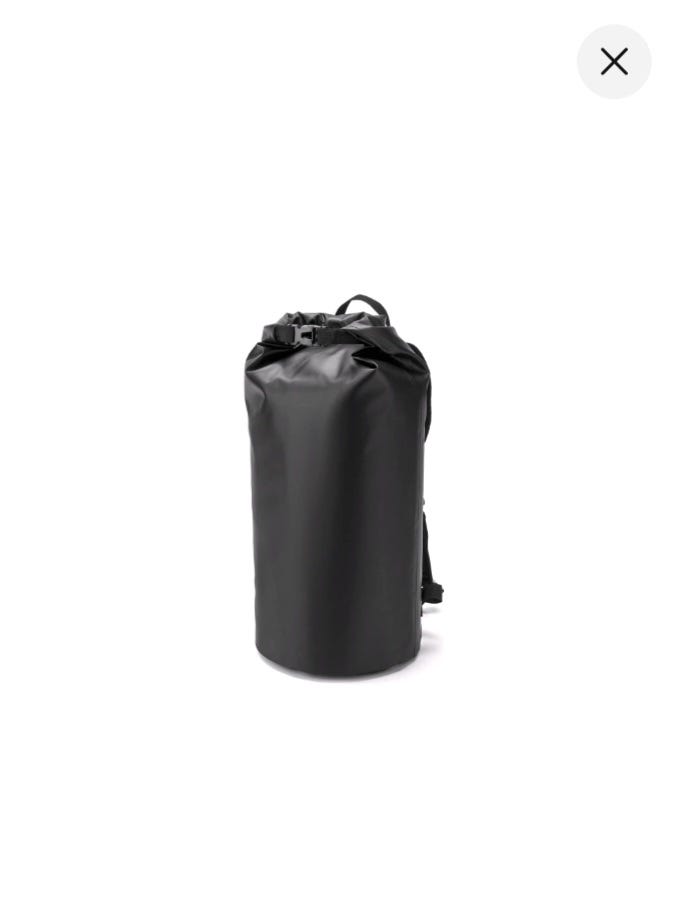 Vanntett ryggsekk svart unisex