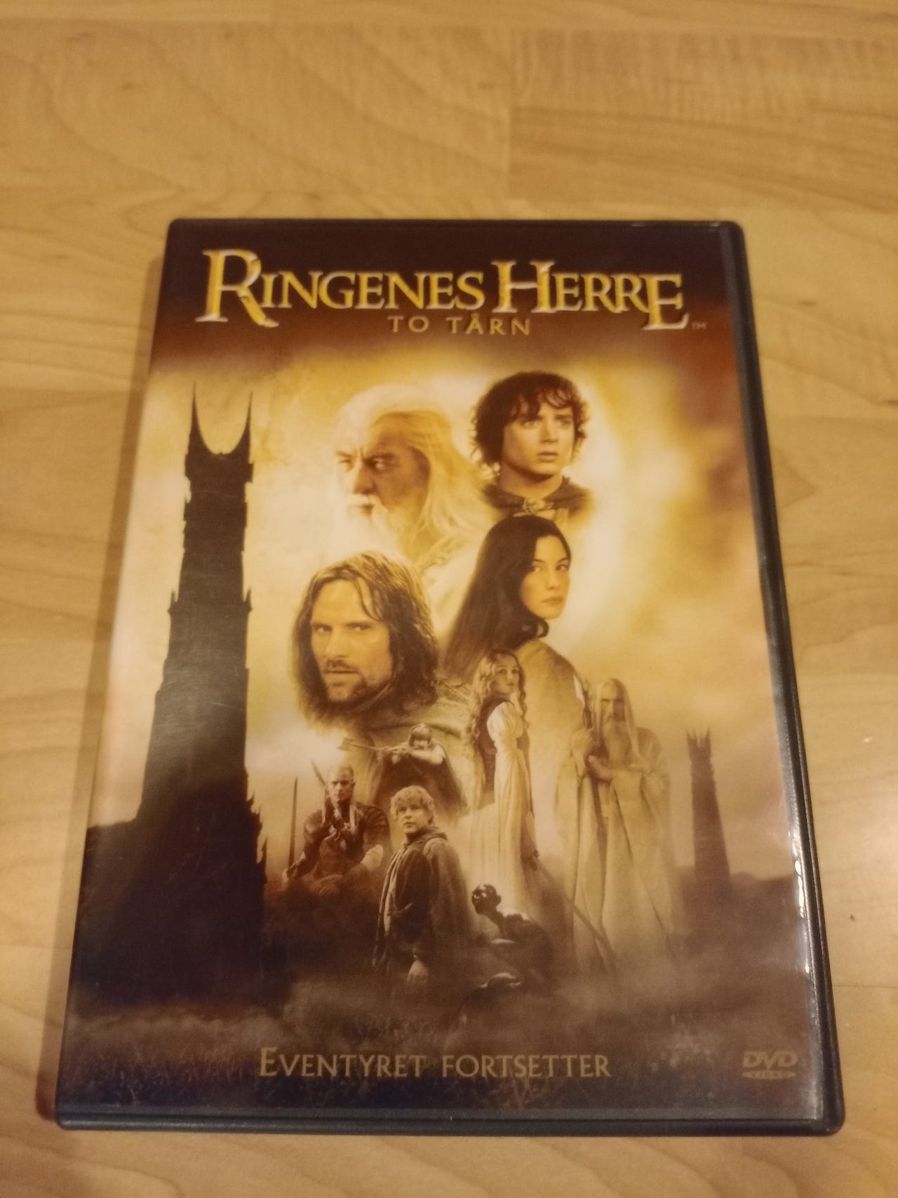 Ringenes herre to tårn dvd