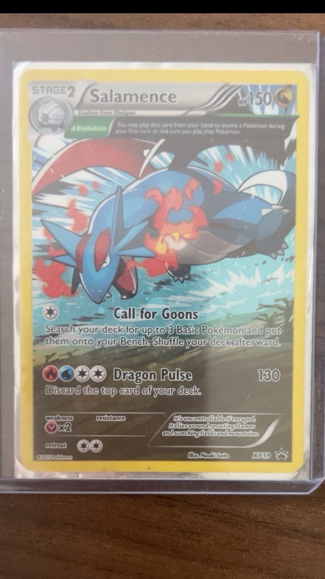 Pokémon kort Salamence XY59 PROMO