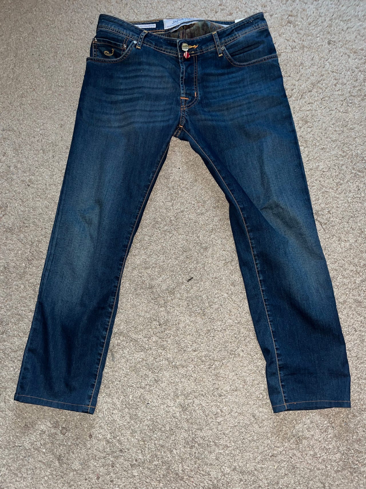Jacob Cohën jeans herre L W34 blå denim