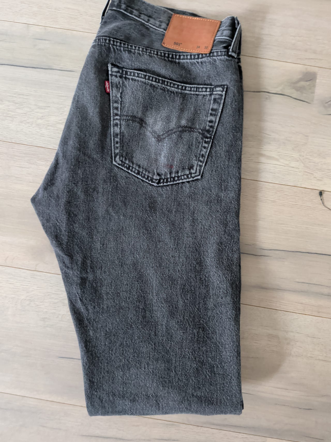 Levis 501, sort