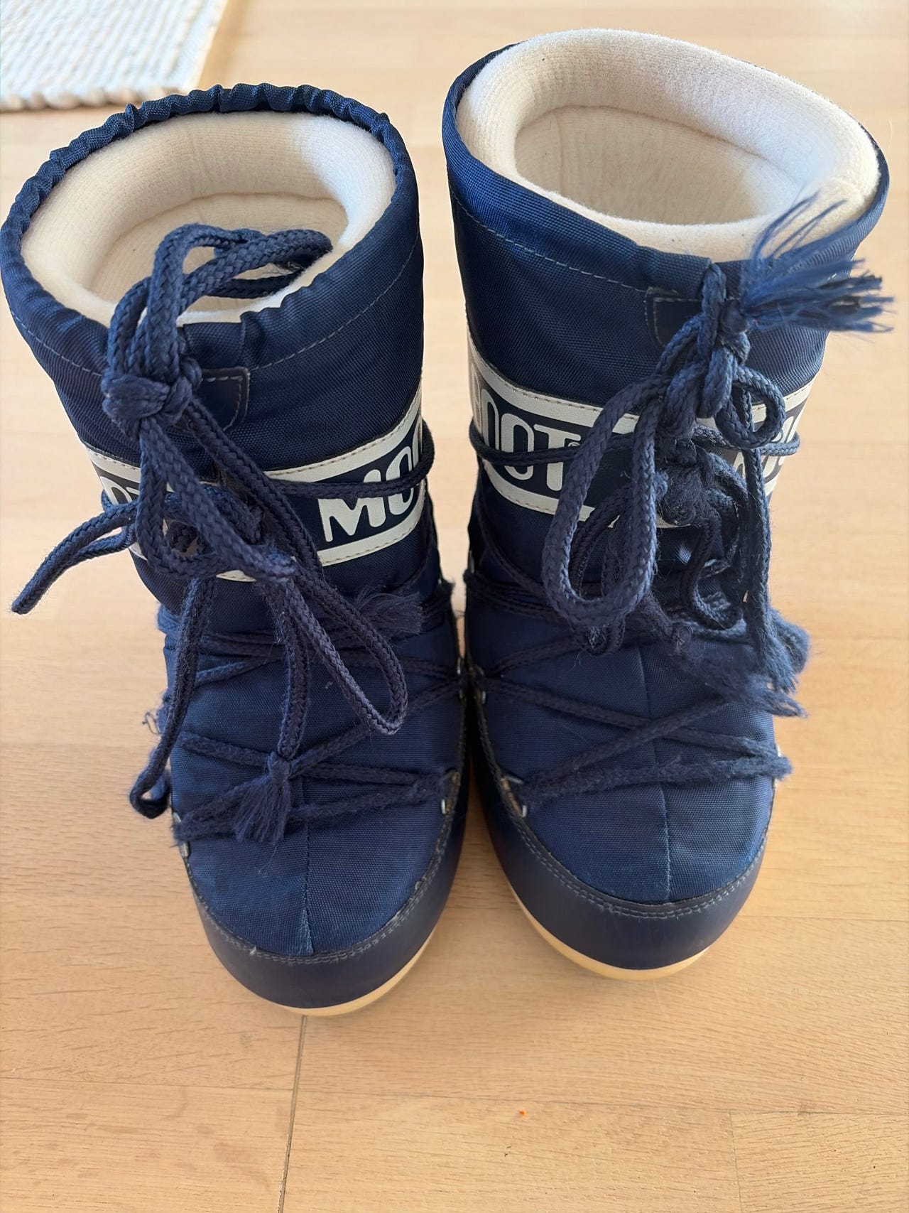 Moon Boot vinterstøvler str 27-30 blå unisex