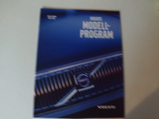 1999 VOLVO Modellprogram brosjyre