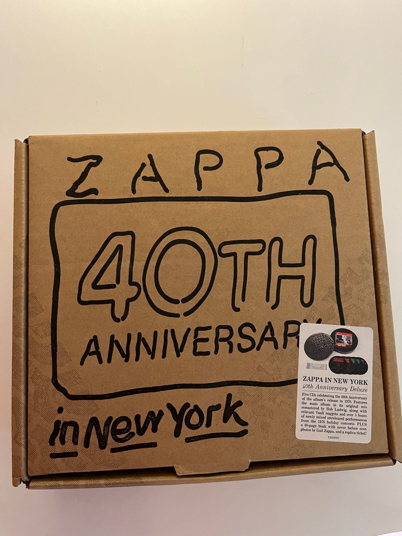Frank Zappa – Zappa in New York 40th Anniversary Deluxe bokssett