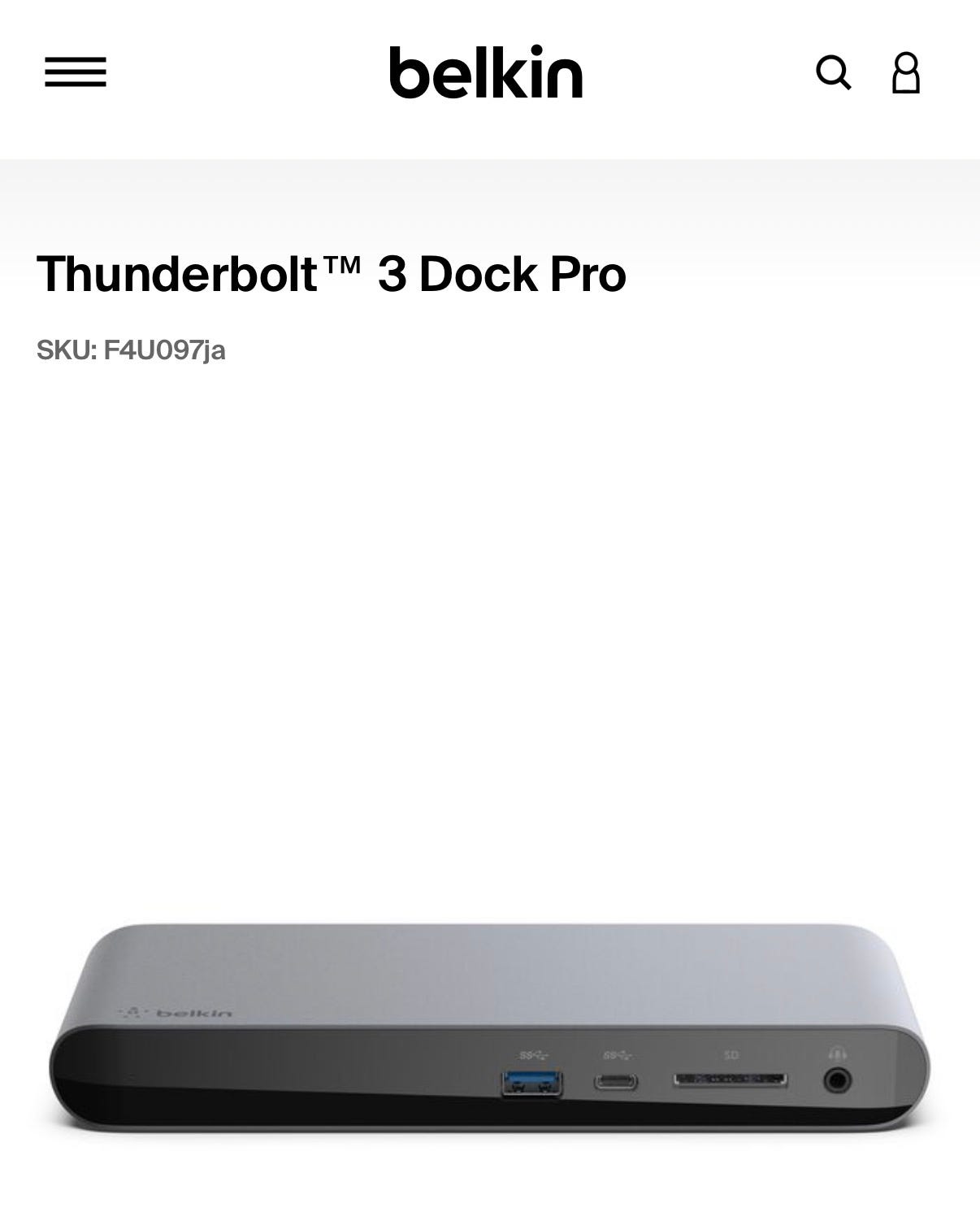Belkin Thunderbolt 3 Dock Pro | FINN-torget