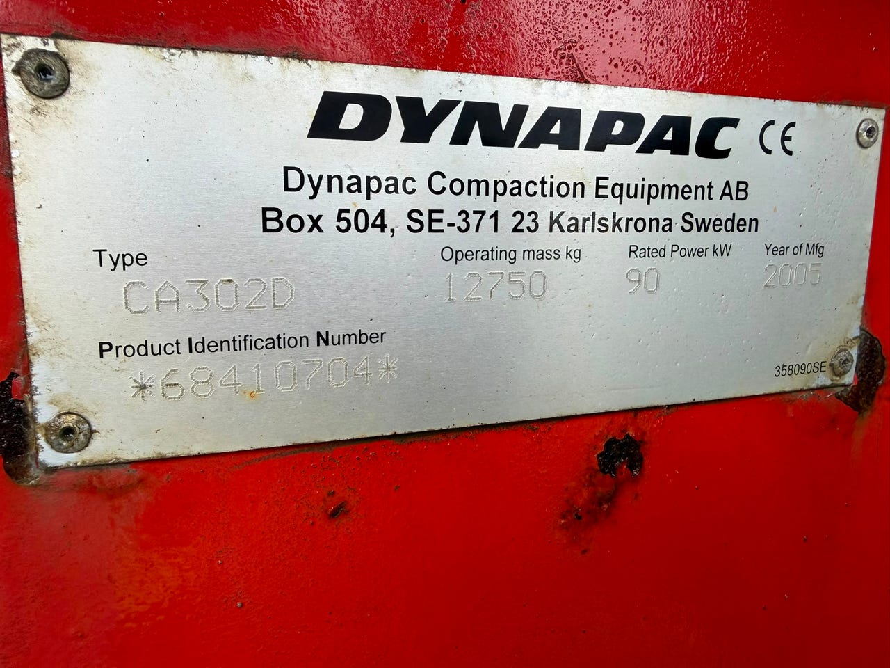Dynapac CA302D – bilde 8 av 21