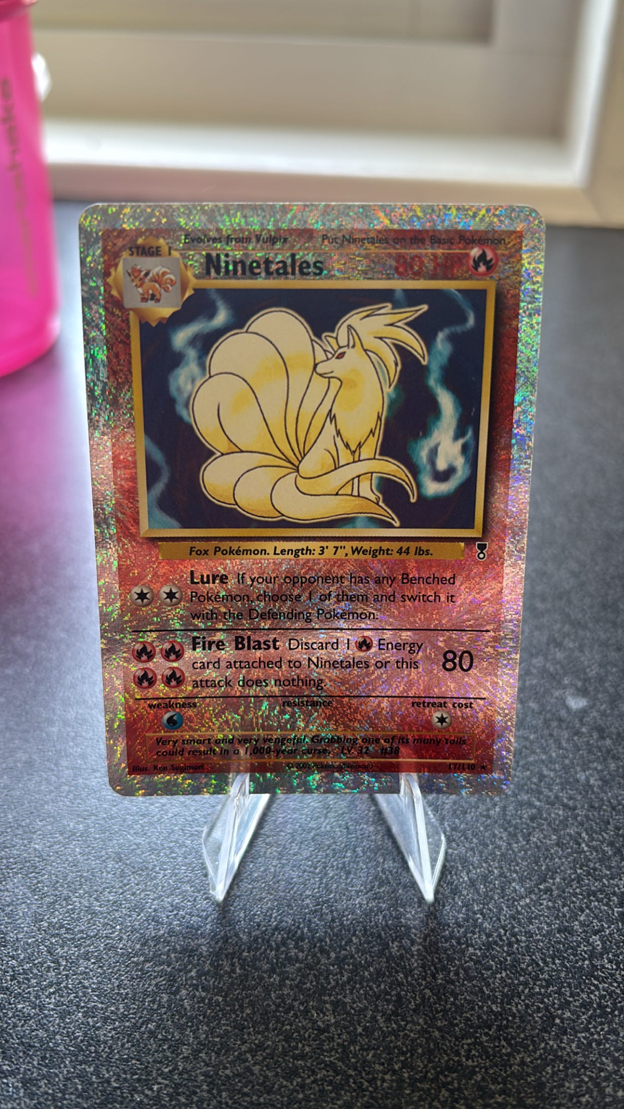 Pokemon TCG Ninetales Reverse Holo Legendary Collection 17/110