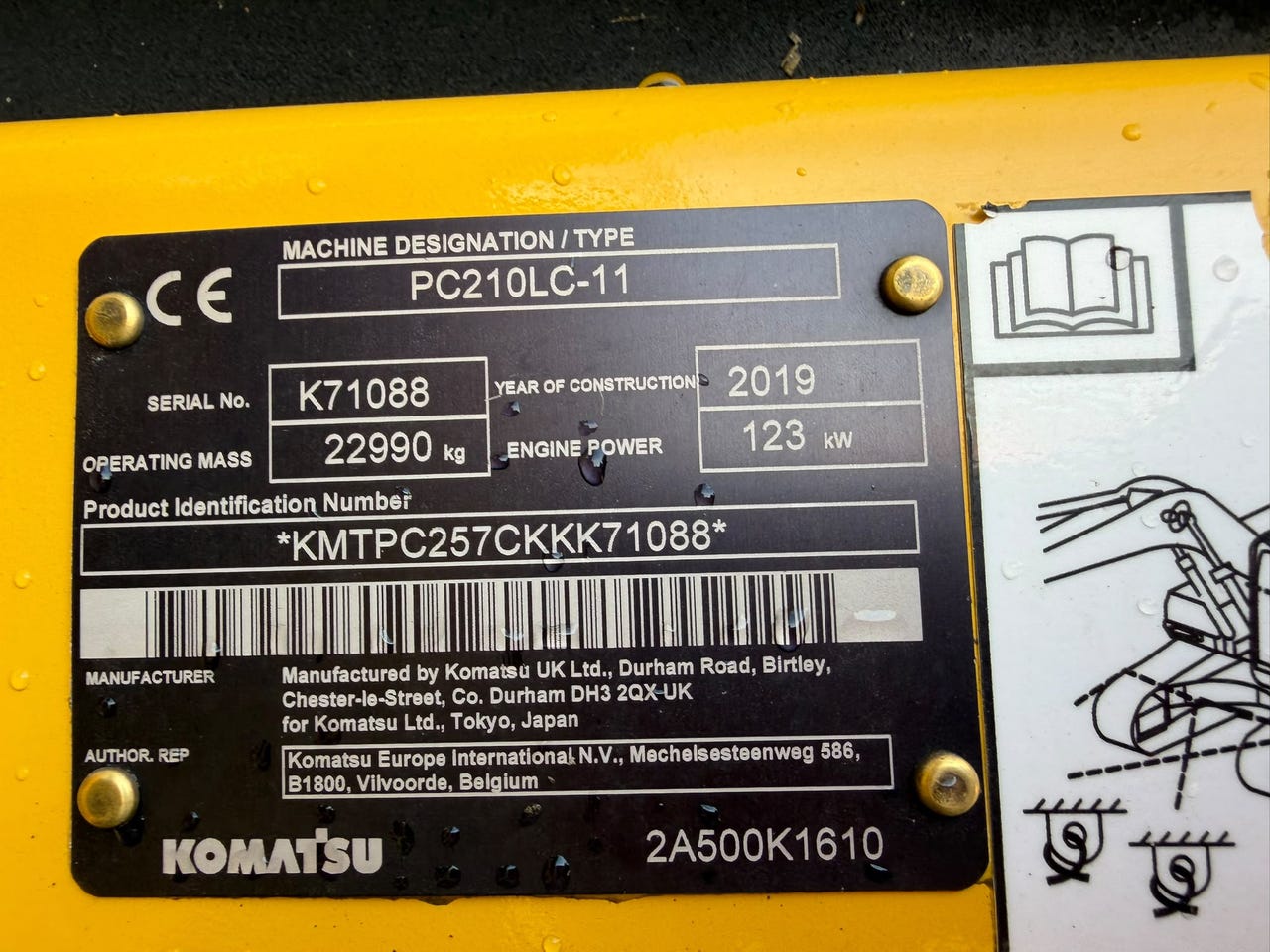 Komatsu PC210LC-7 – bilde 14 av 20