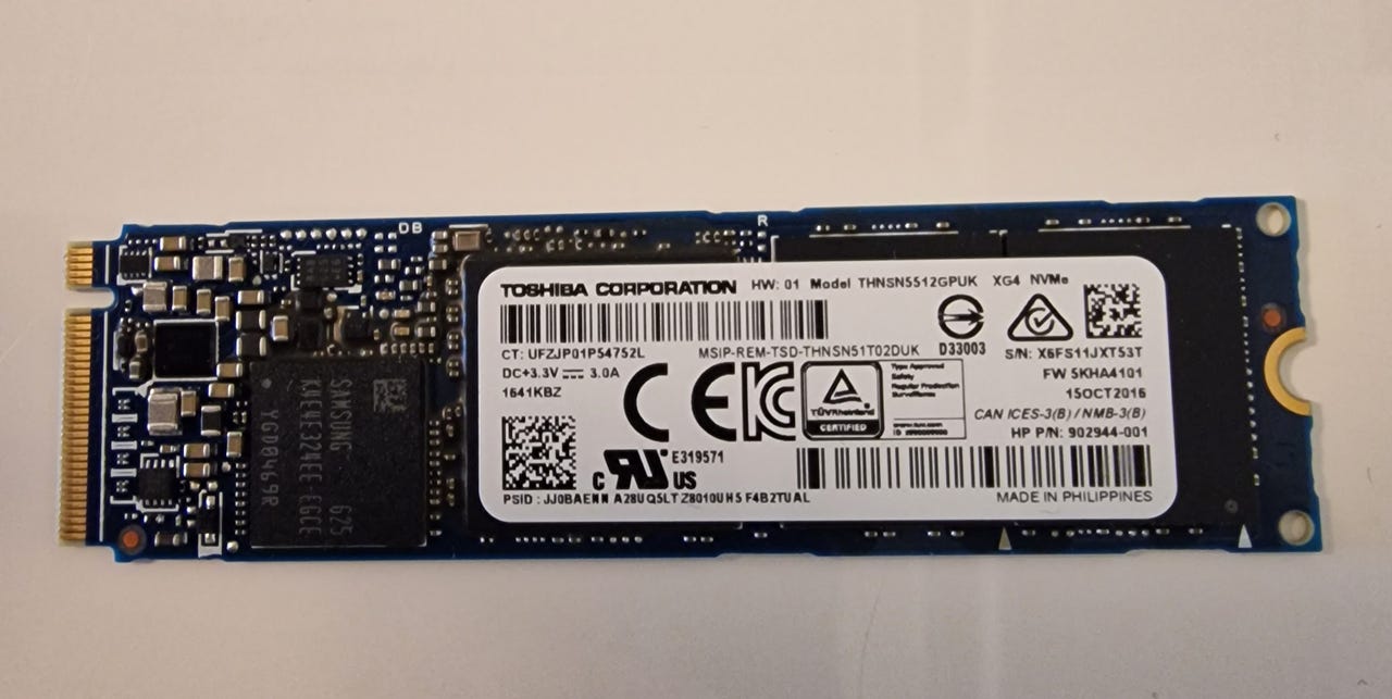 Reservert) Toshiba XG4 512GB NVMe M.2 2280 SSD | FINN-torget